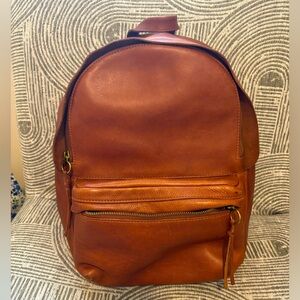 Madewell The Lorimer Leather Backpack